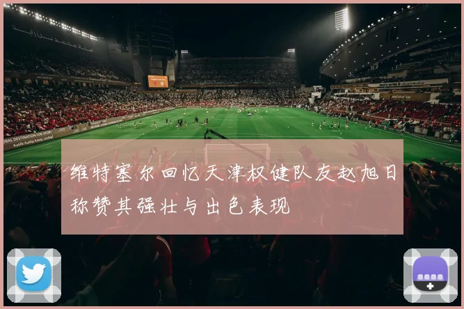 维特塞尔回忆天津权健队友赵旭日称赞其强壮与出色表现